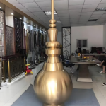 Finished product of the spire