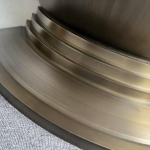 Stainless - steel edge - wrapped column